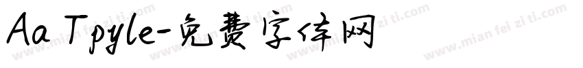 Aa Tpyle字体转换